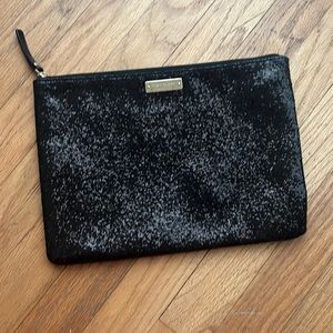Kate Spade black glitter bag